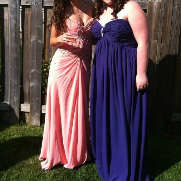 PINK PROM DRESS - Picture 4 of 8